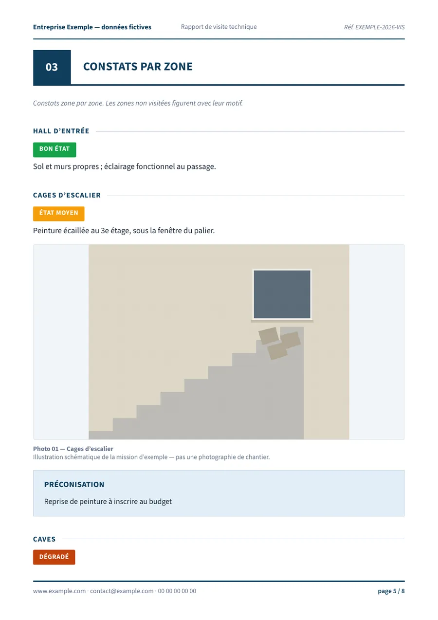 Rapport de visite technique d’immeuble — page 5 sur 8 (ouvre le PDF)